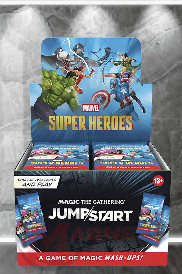 BB_e78abf2f-2bfe-49ca-b917-b5fc0081811c Magic the Gathering Marvel Super Heroes Jumpstart Booster Box - Image 1