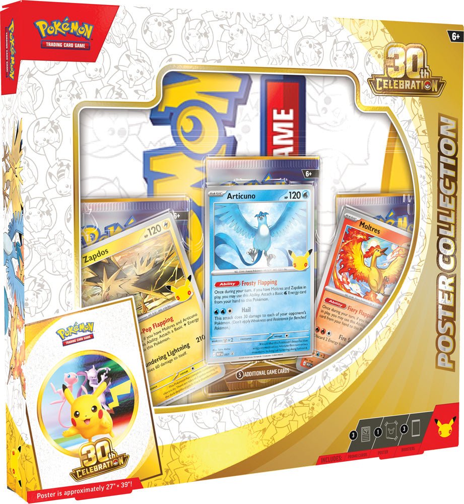 Pokemon-TCG-30th-Celebration-Poster-Collection_EN-1 Pokemon - TCG - 30th Celebration Poster Collection - Image 1