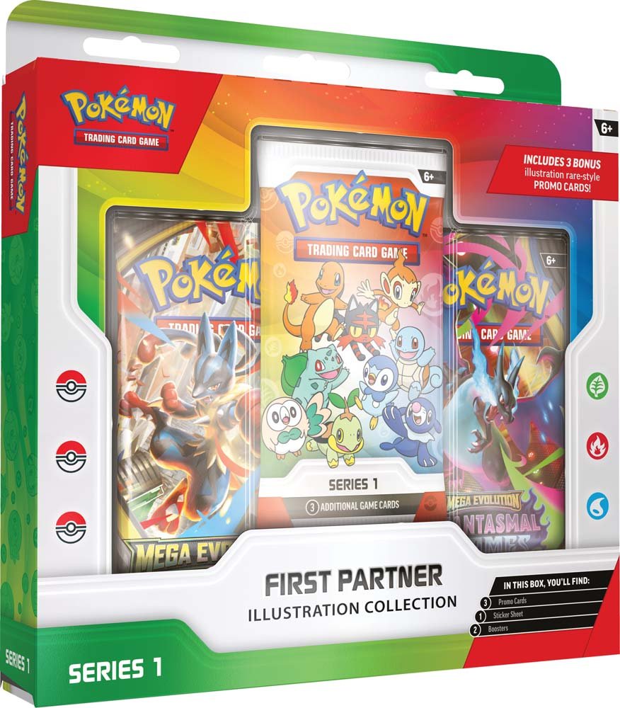 Pokemon-TCG-First-Partner-Illustration-Collection-Series-1_EN-1 Pokemon - TCG - First Partner Illustration Collection—Series 1 - Image 1